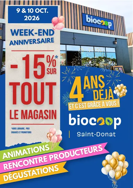 4 ans du magasin